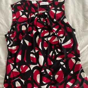Calvin Klein sleeveless blouse size S